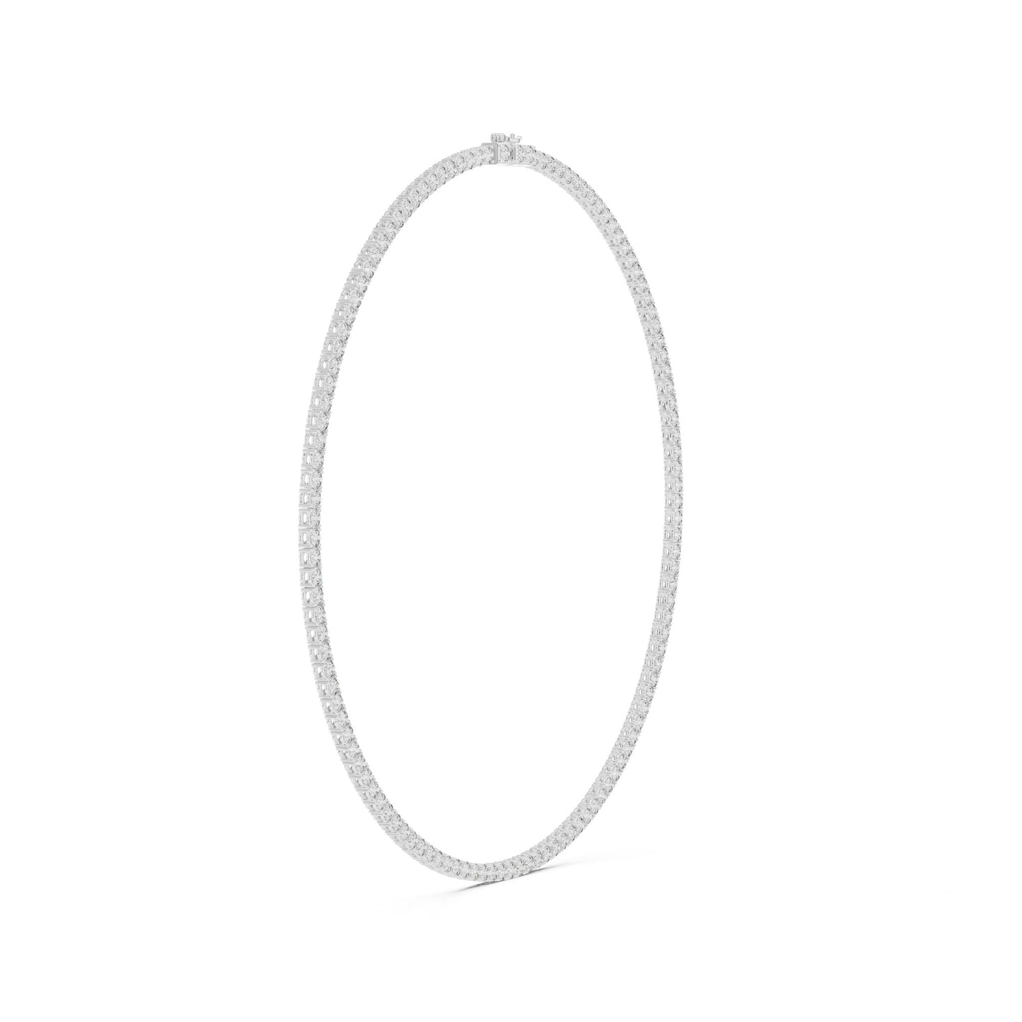 Round Lab Grown Diamond Pave Pendant