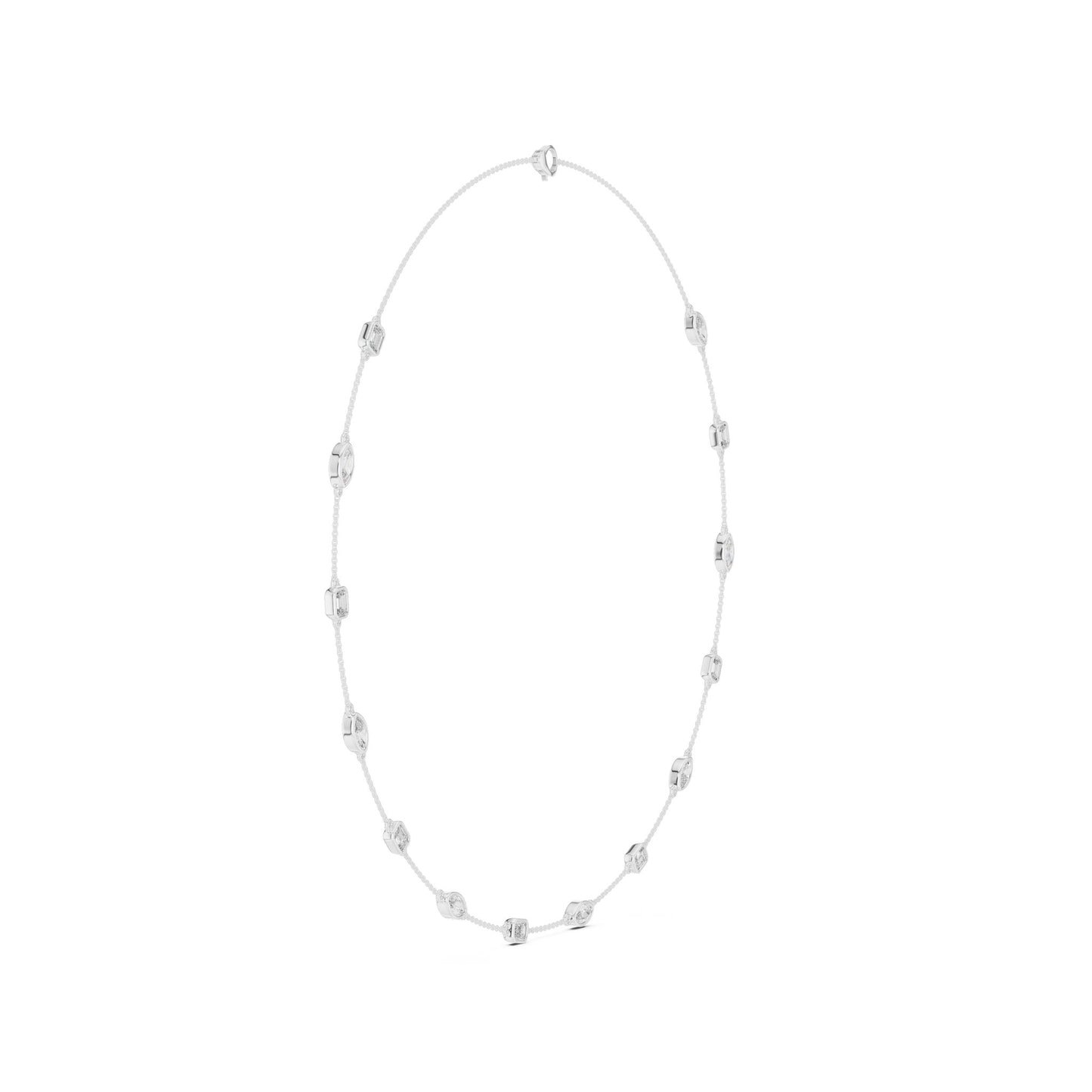 Round Lab Grown Diamond Pave Pendant
