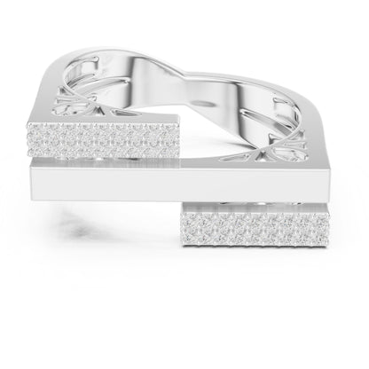 Women's Round Lab Grown Diamond Pave Ring