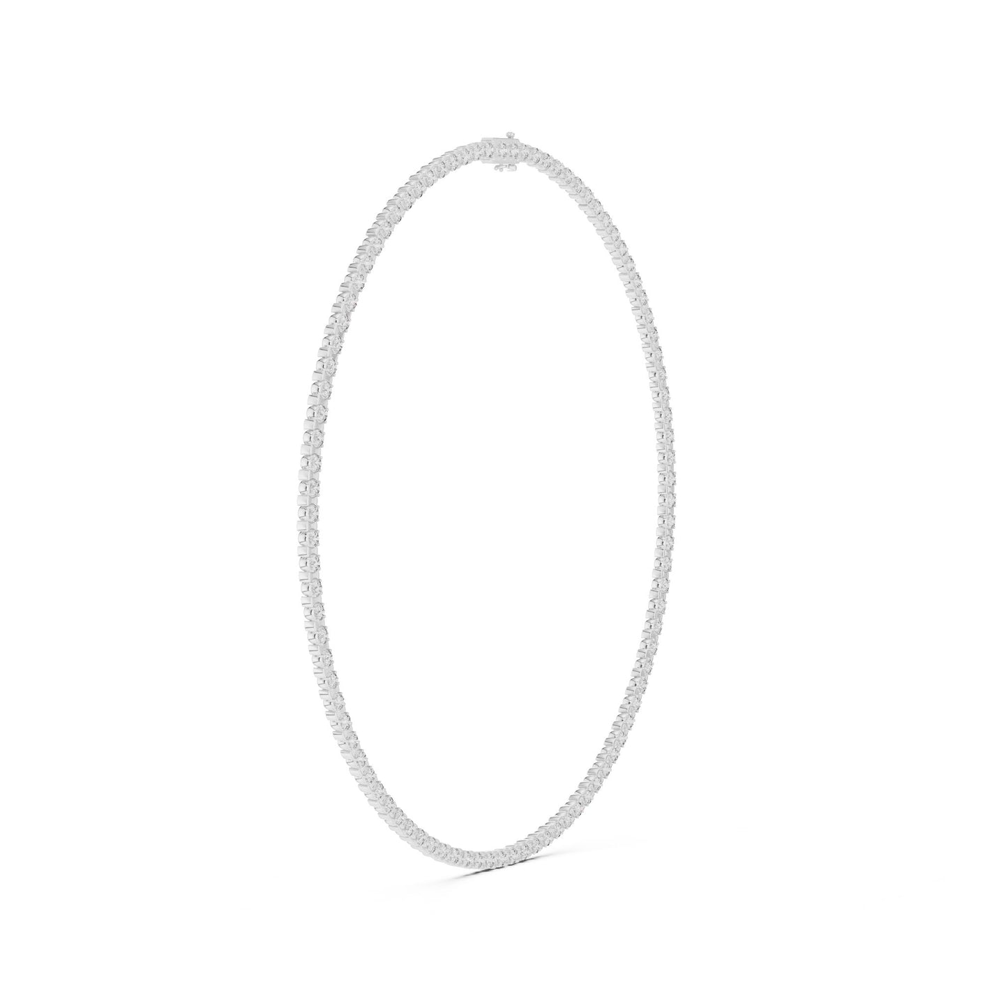 Round Lab Grown Diamond Pave Pendant