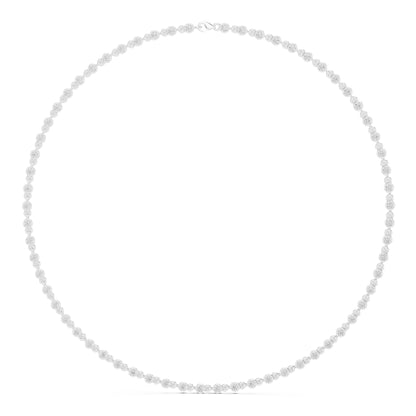 Round Lab Grown Diamond Pave Pendant