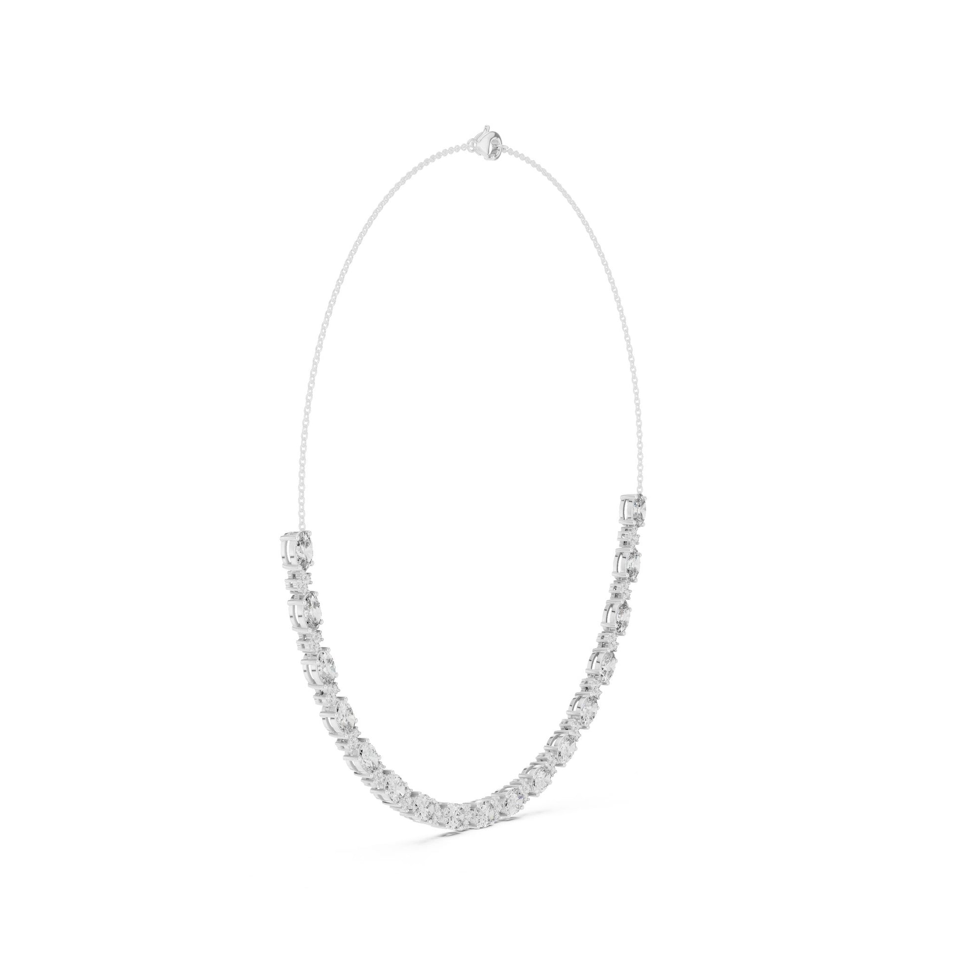 Round Lab Grown Diamond Pave Pendant
