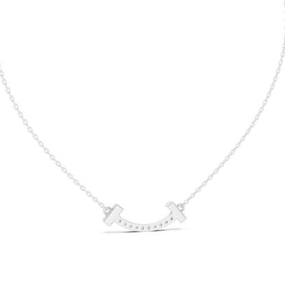 Round Lab Grown Diamond Pave Pendant
