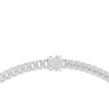 Round Lab Grown Diamond Pave Pendant