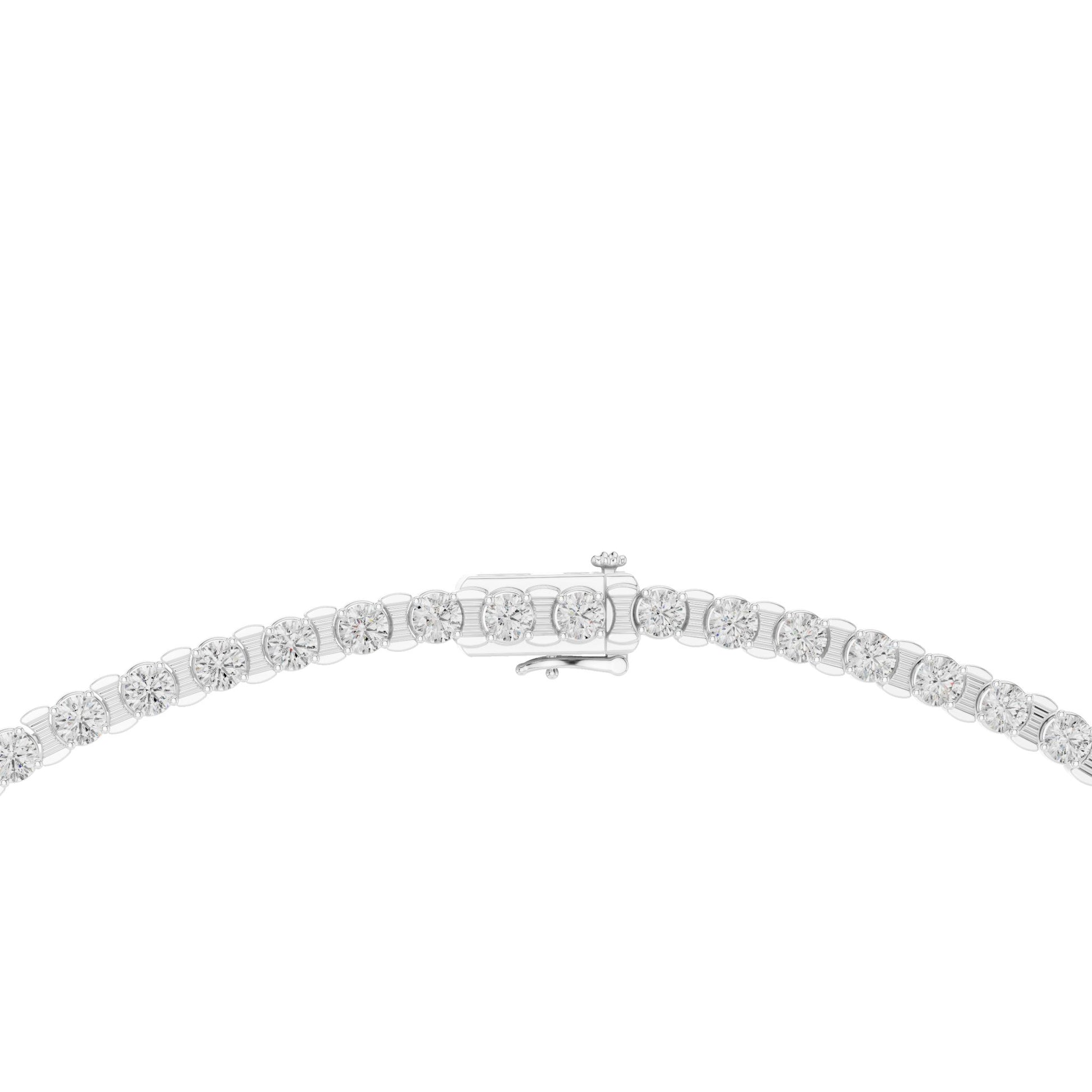 Round Lab Grown Diamond Pave Pendant