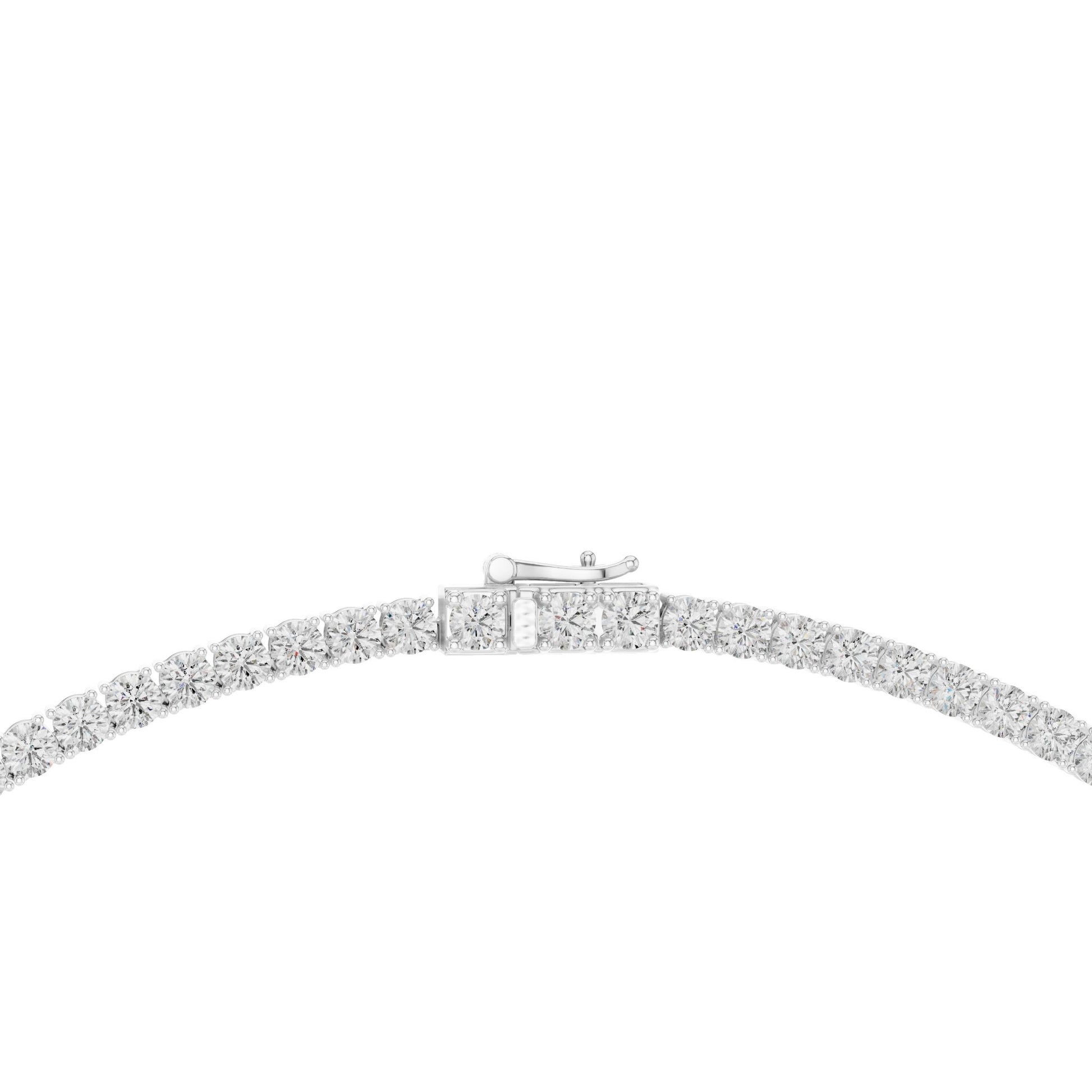 Round Lab Grown Diamond Pave Pendant