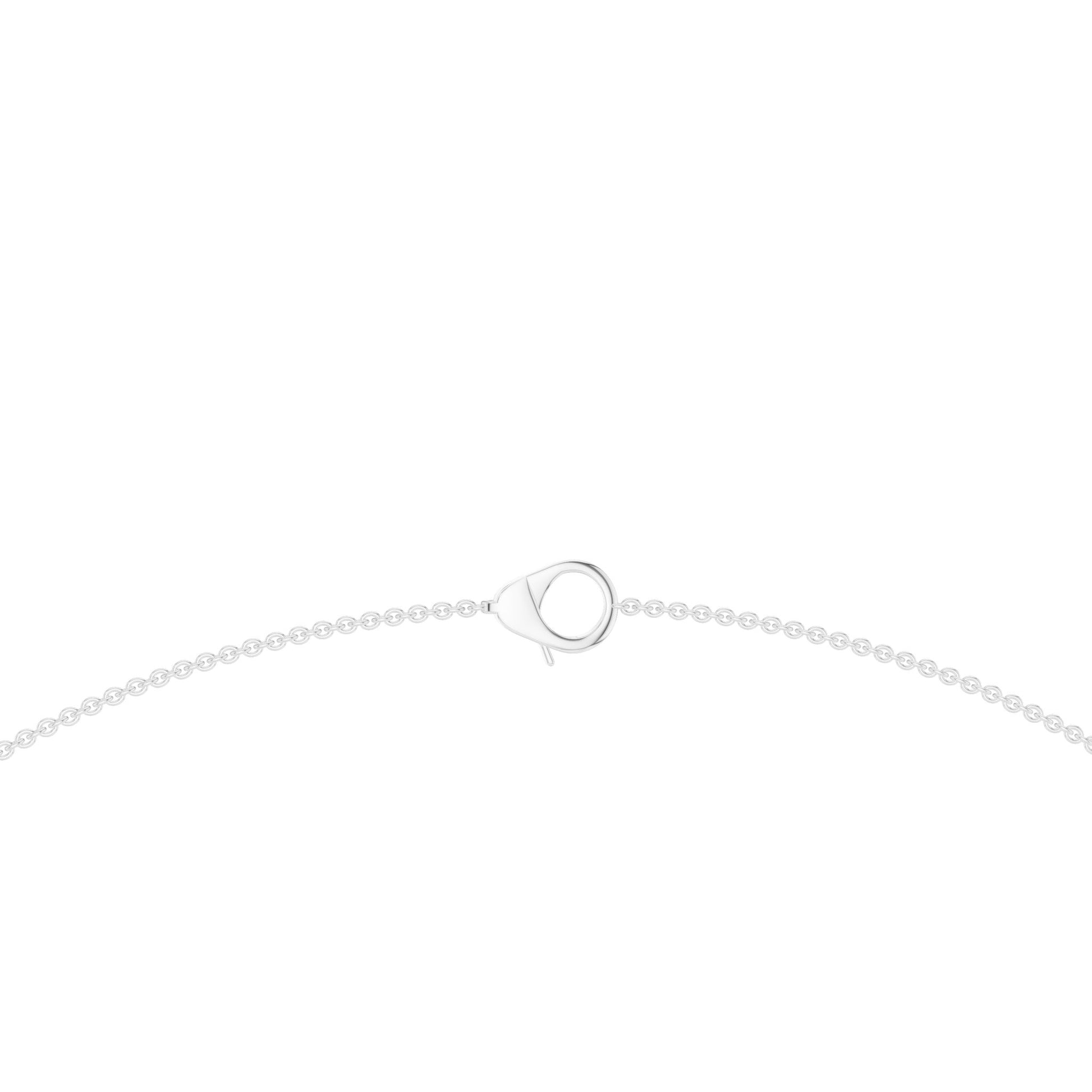 Round Lab Grown Diamond Pave Pendant