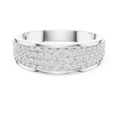 Men's Round Lab Grown Diamond Pave Ring