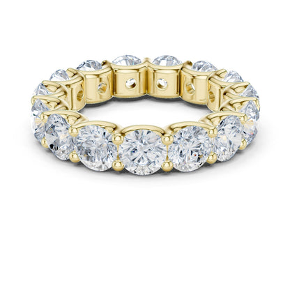 Round Lab Grown Diamond Pave Engagement Ring