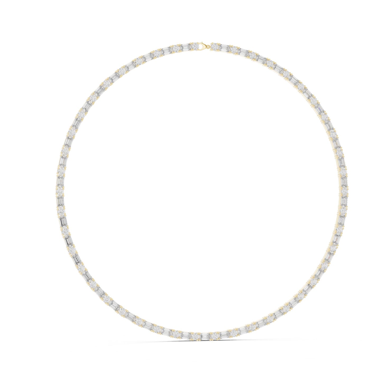 Round Lab Grown Diamond Pave Pendant