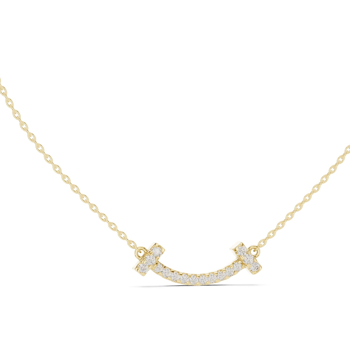 Round Lab Grown Diamond Pave Pendant