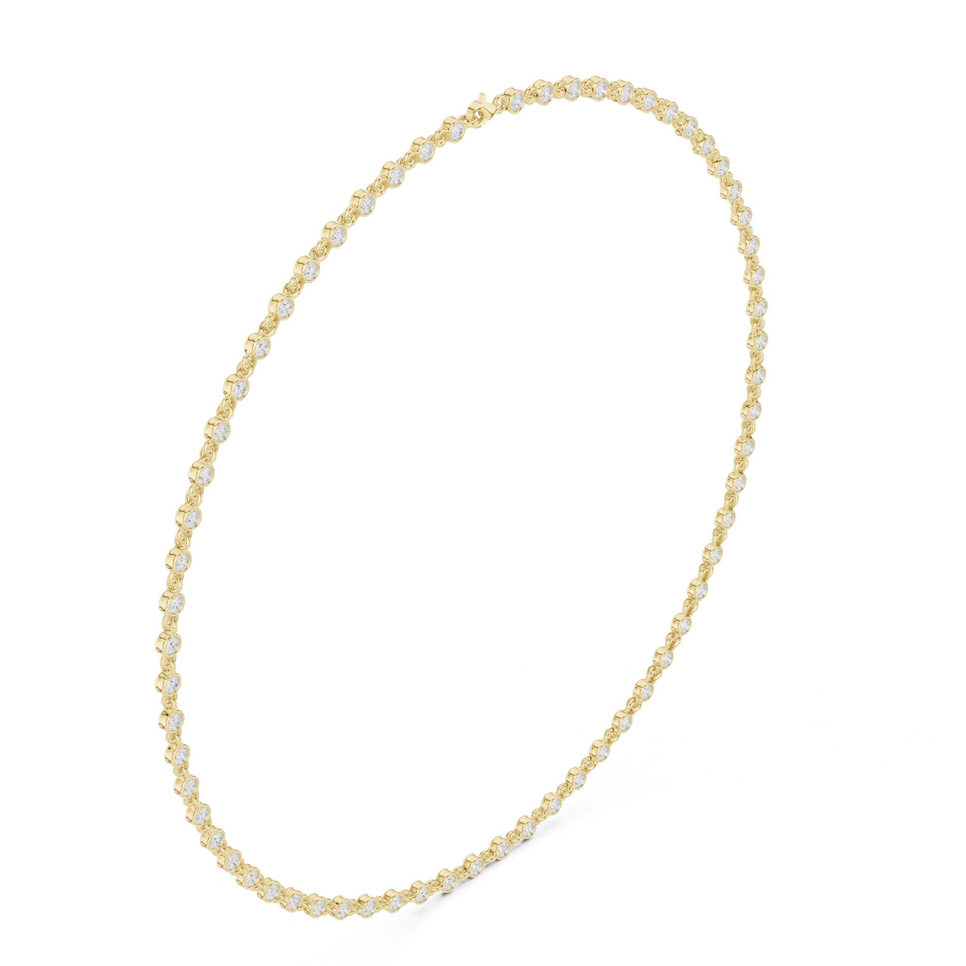 Round Lab Grown Diamond Pave Pendant