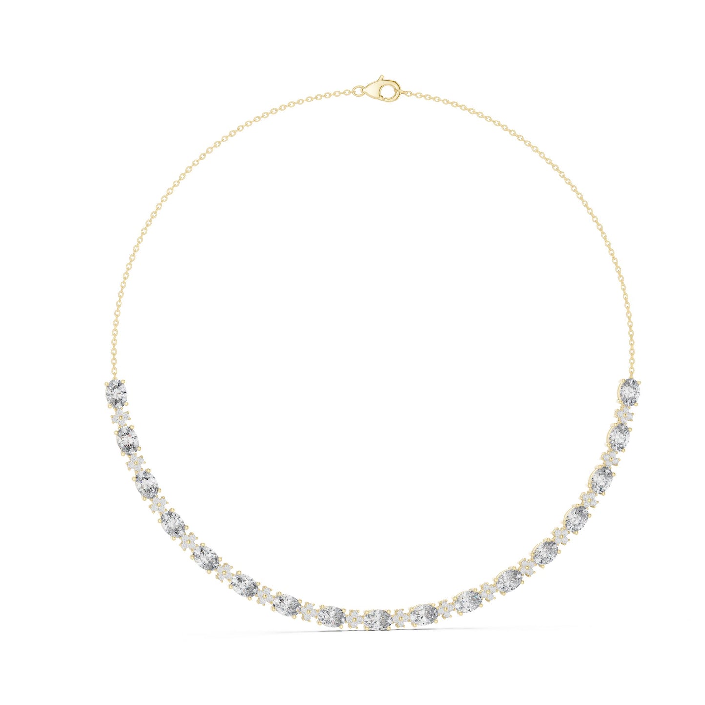 Round Lab Grown Diamond Pave Pendant