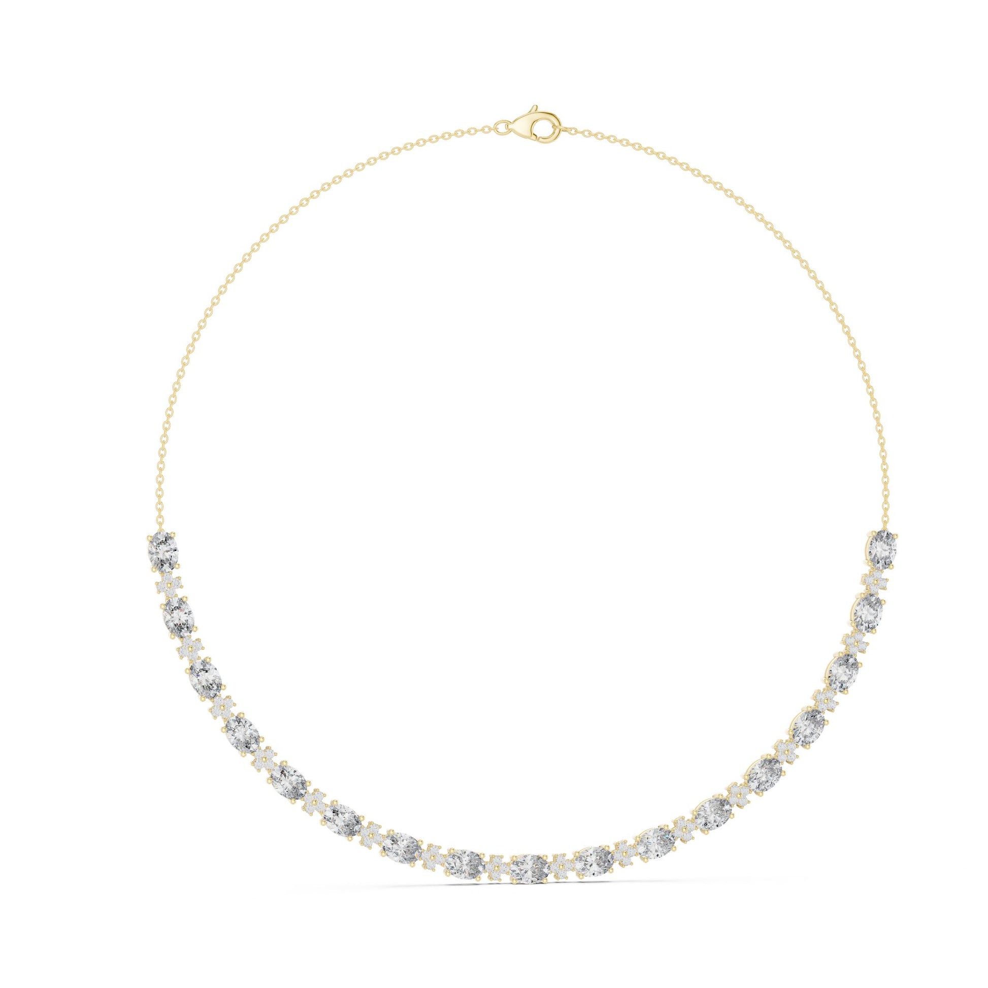 Round Lab Grown Diamond Pave Pendant