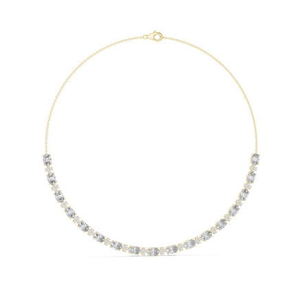 Round Lab Grown Diamond Pave Pendant