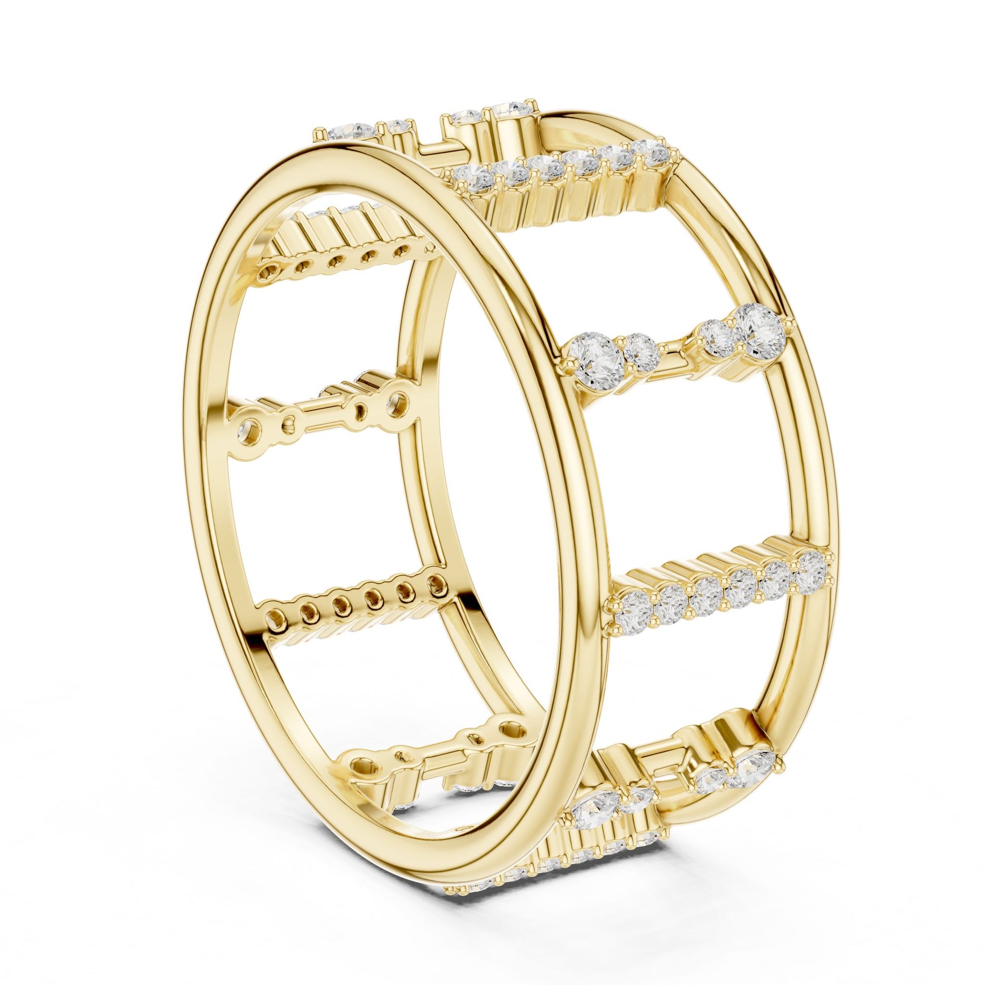 Women's Round Lab Grown Diamond Pave Ring
