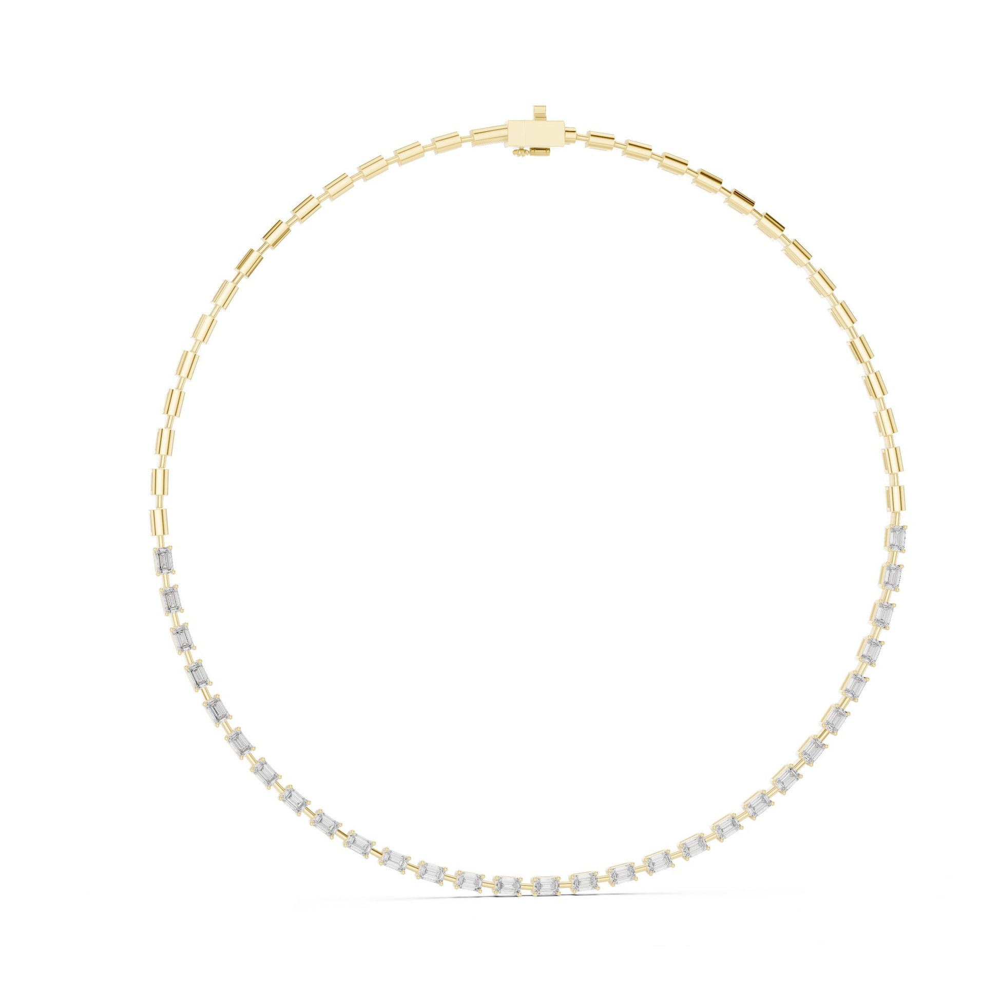 Round Lab Grown Diamond Pave Pendant