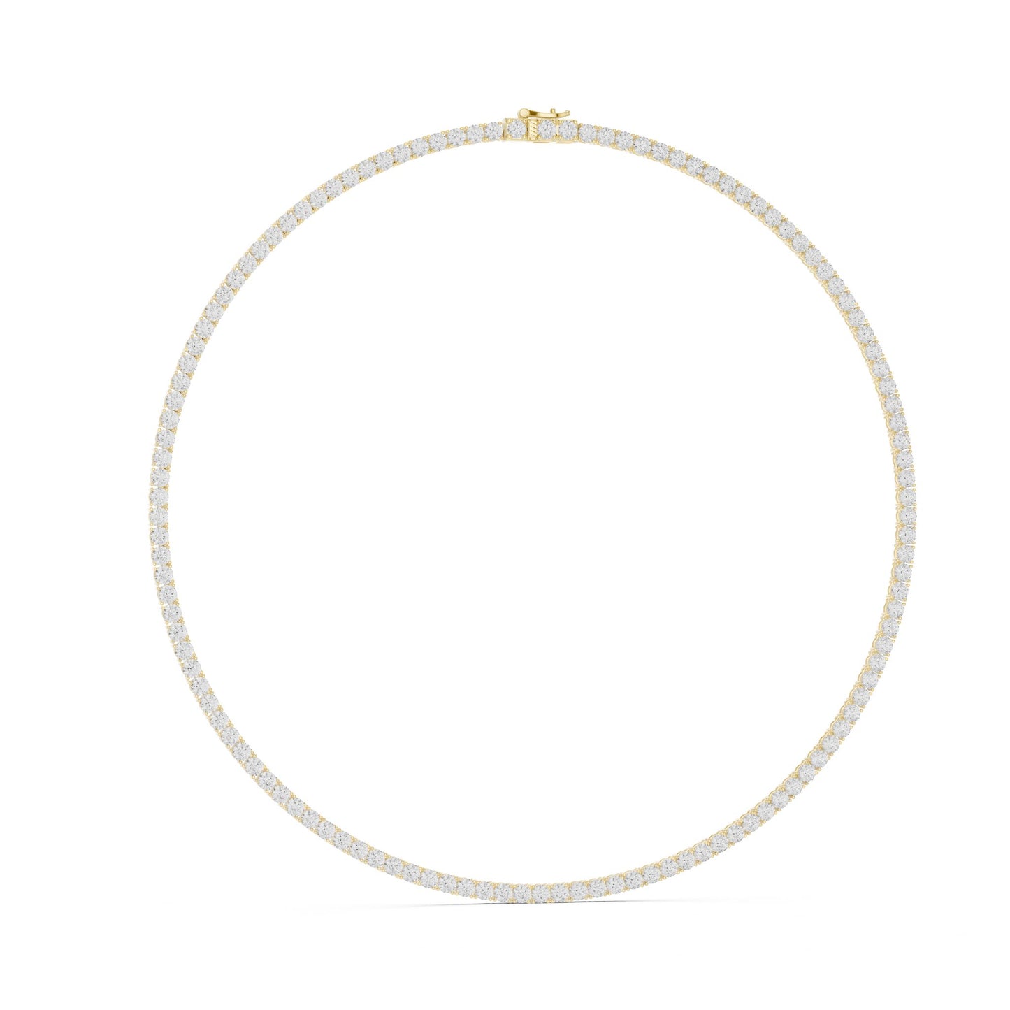 Round Lab Grown Diamond Pave Pendant