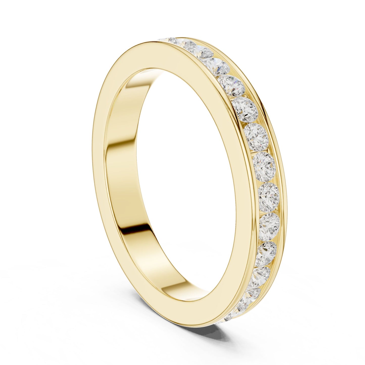 Men's Round Lab Grown Diamond Pave Ring