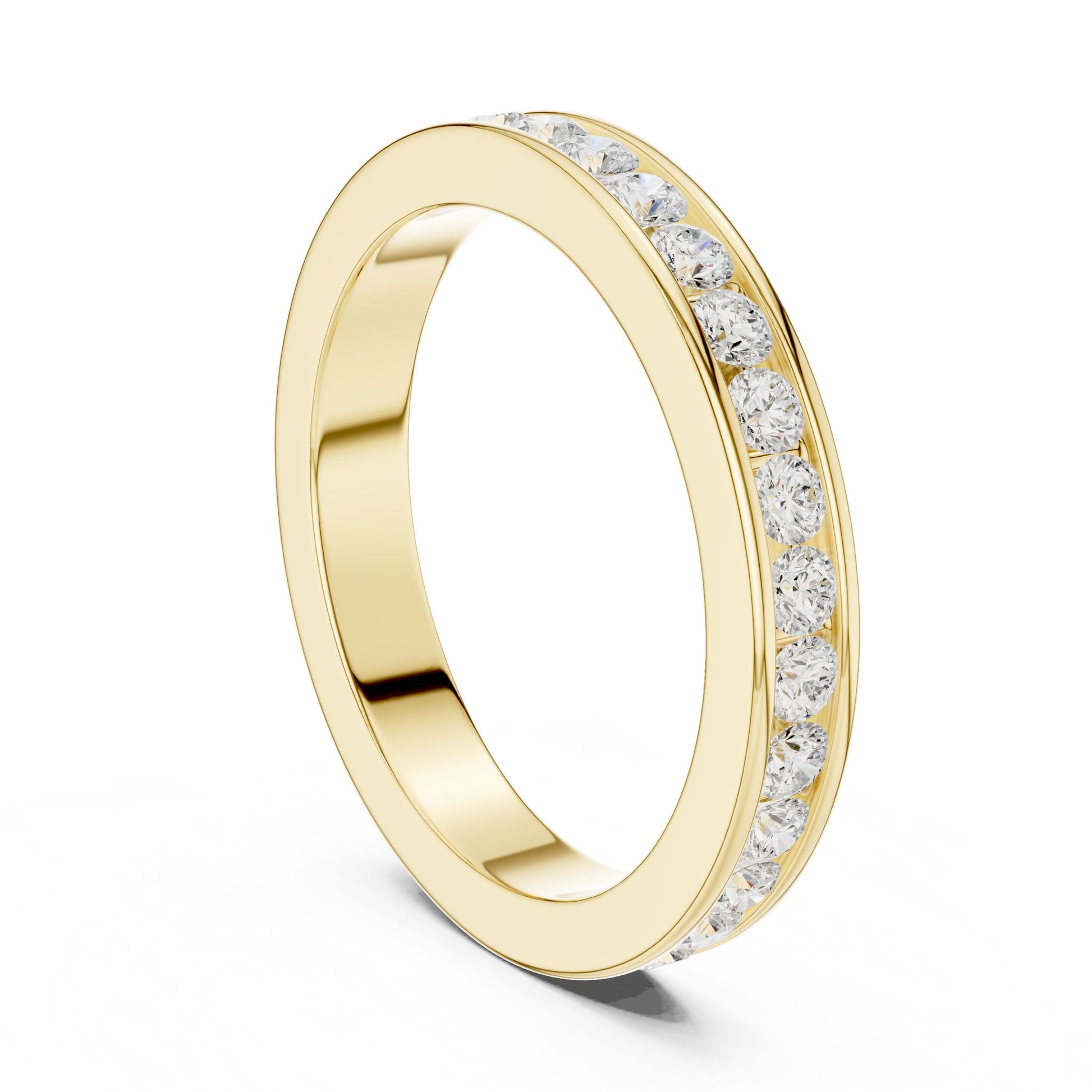 Men's Round Lab Grown Diamond Pave Ring