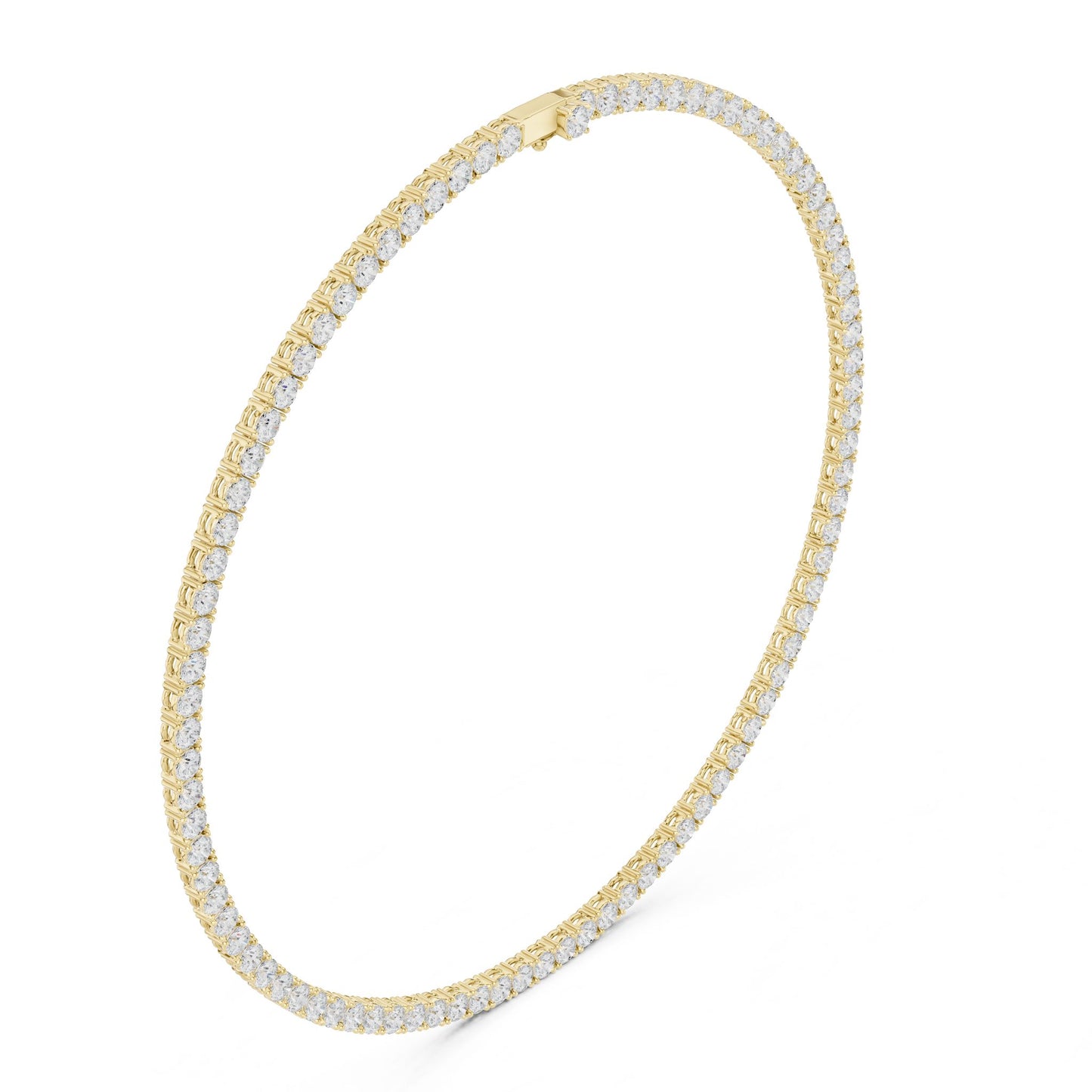 Round Lab Grown Diamond Pave Pendant