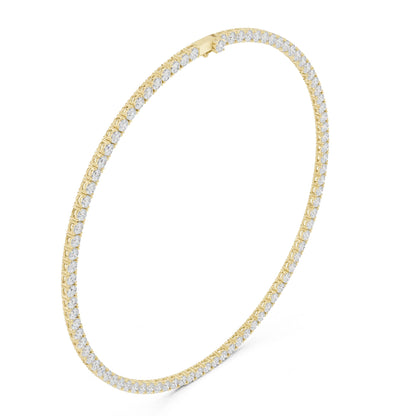 Round Lab Grown Diamond Pave Pendant