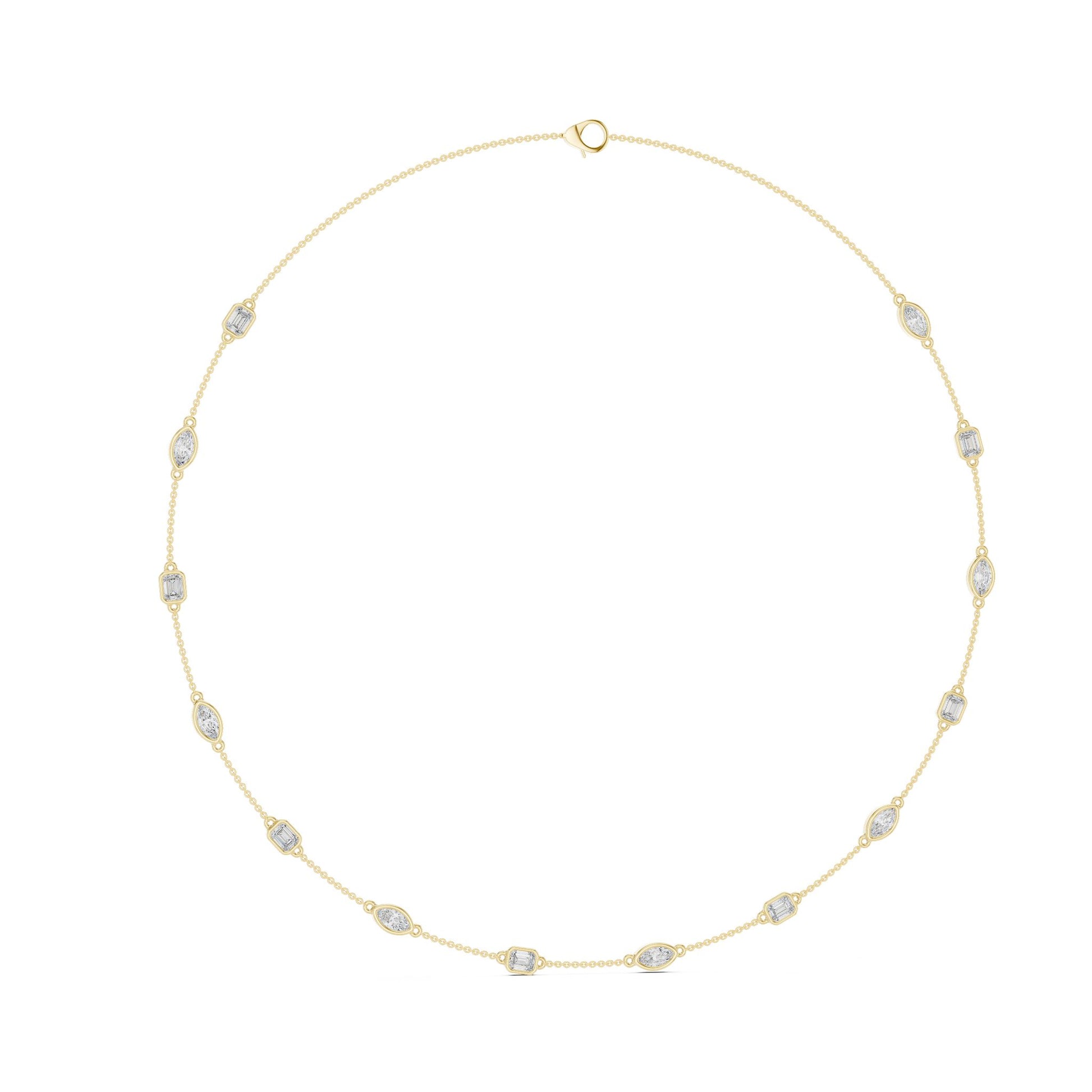Round Lab Grown Diamond Pave Pendant
