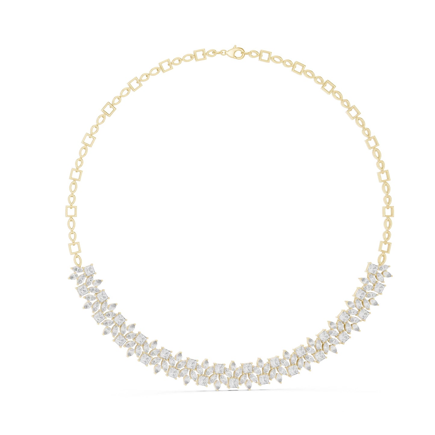 Round Lab Grown Diamond Pave Pendant