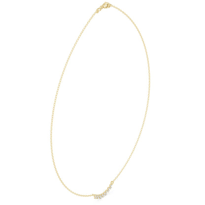 Round Lab Grown Diamond Pave Pendant
