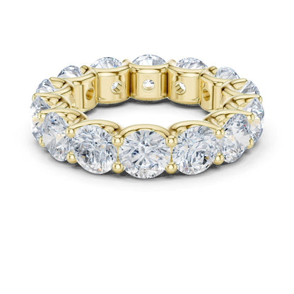 Round Lab Grown Diamond Pave Engagement Ring