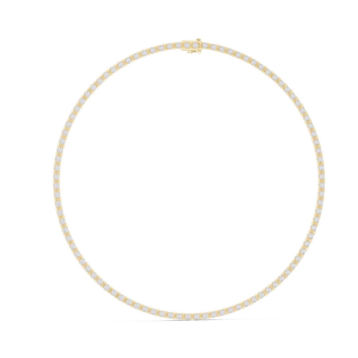 Round Lab Grown Diamond Pave Pendant