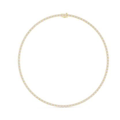 Round Lab Grown Diamond Pave Pendant