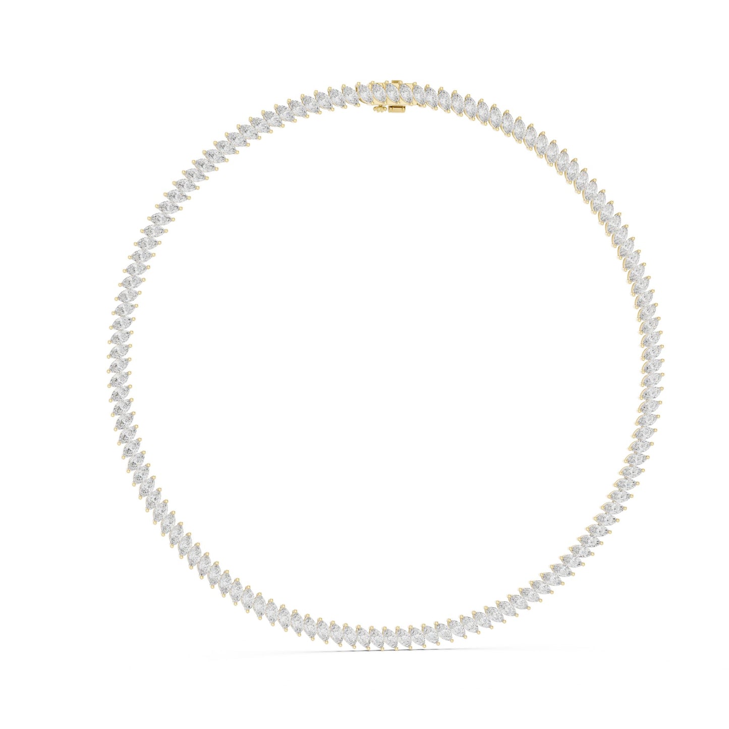 Round Lab Grown Diamond Pave Pendant