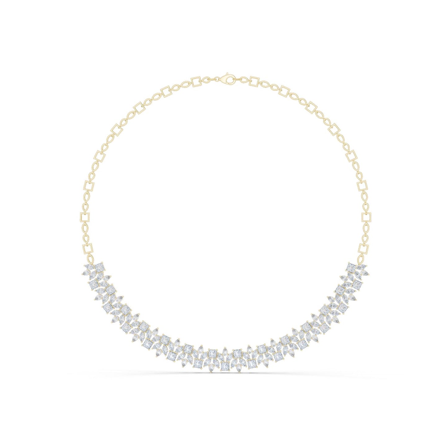 Round Lab Grown Diamond Pave Pendant