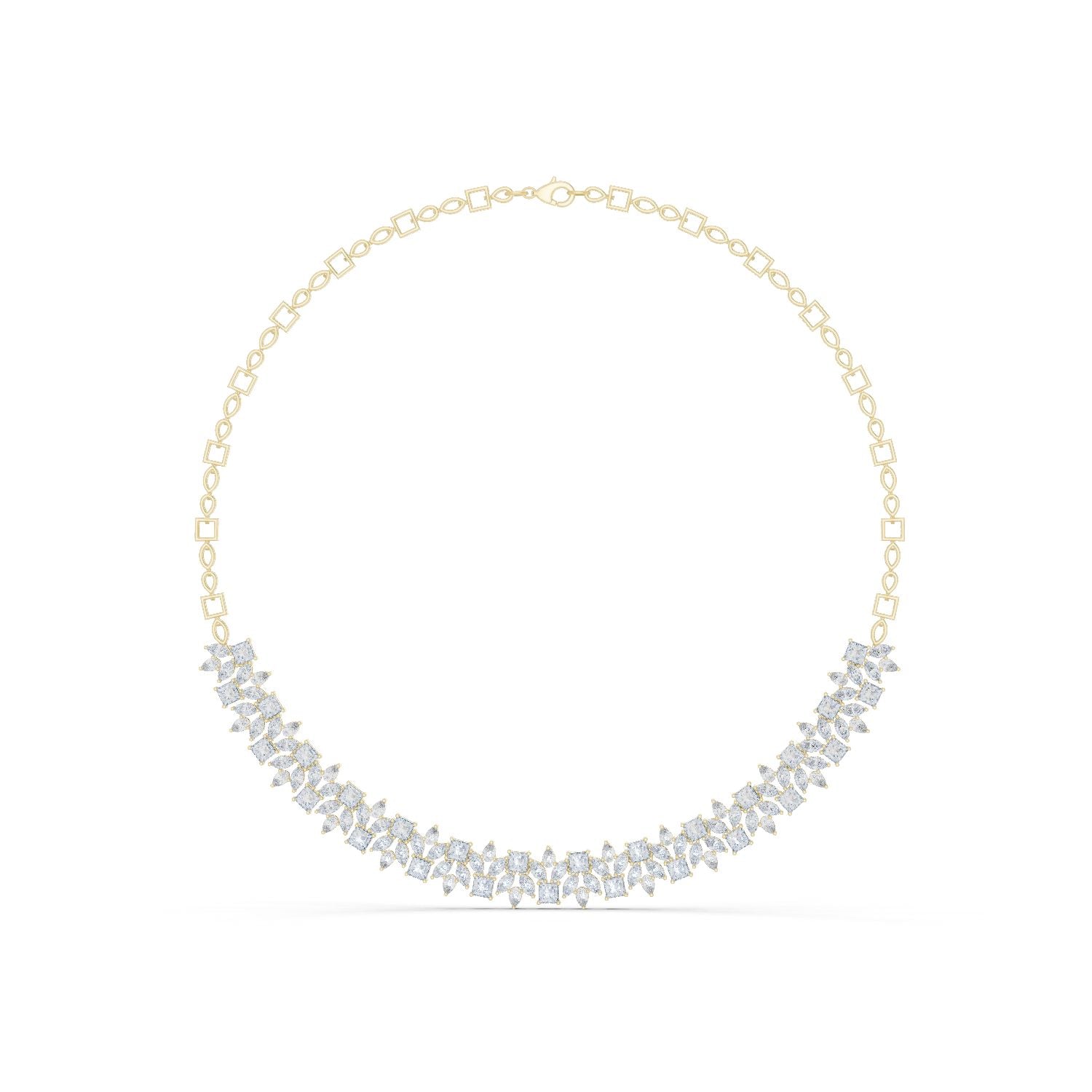 Round Lab Grown Diamond Pave Pendant