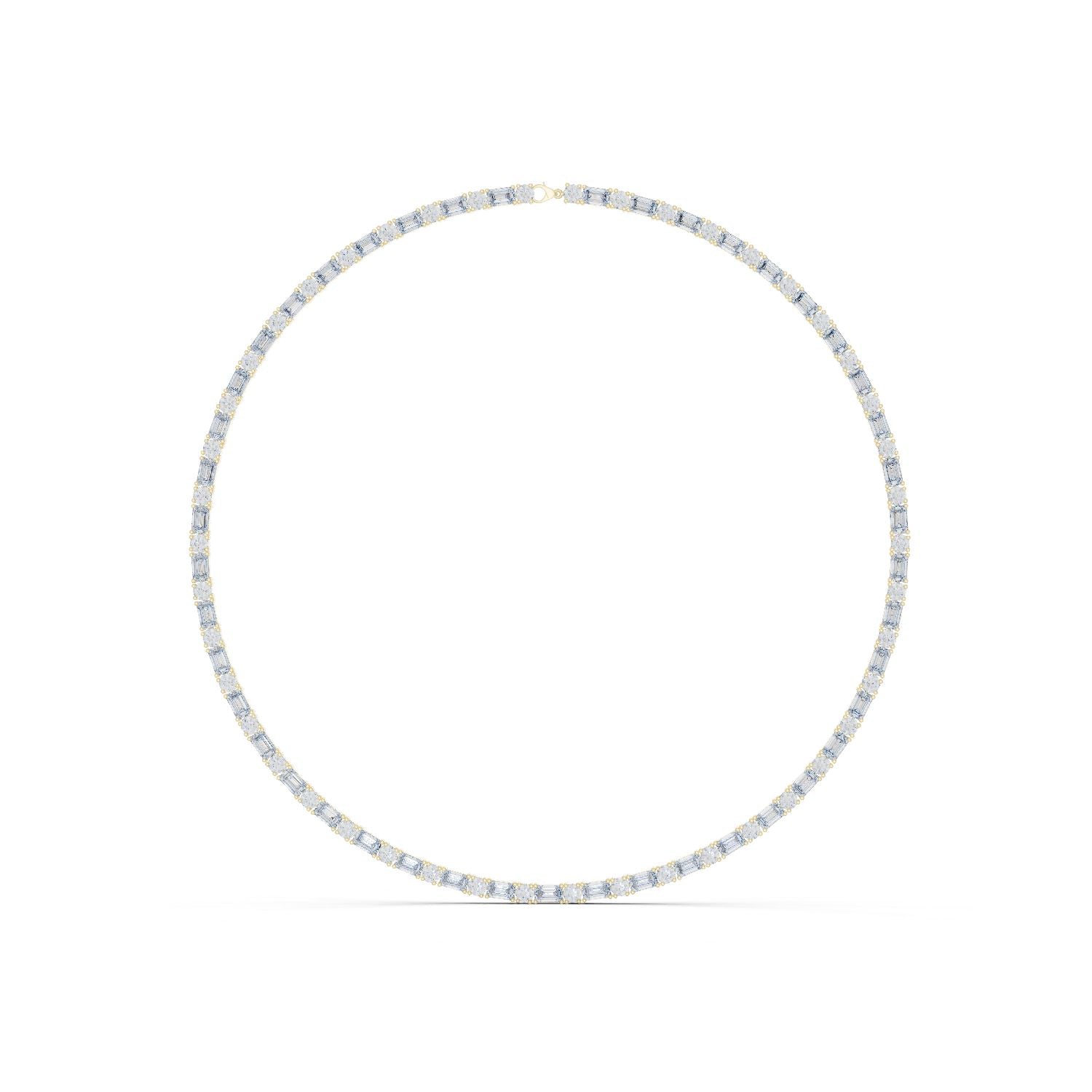 Round Lab Grown Diamond Pave Pendant