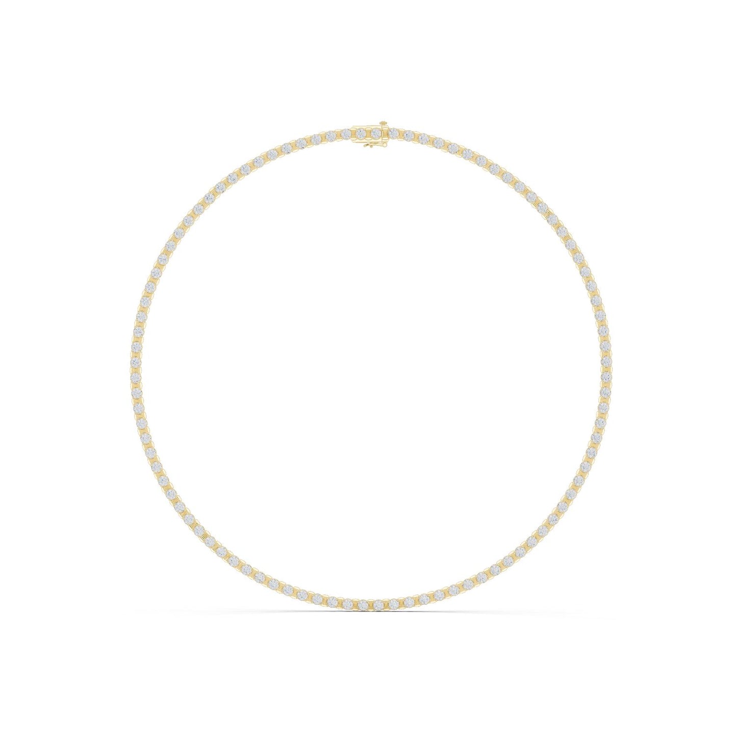 Round Lab Grown Diamond Pave Pendant
