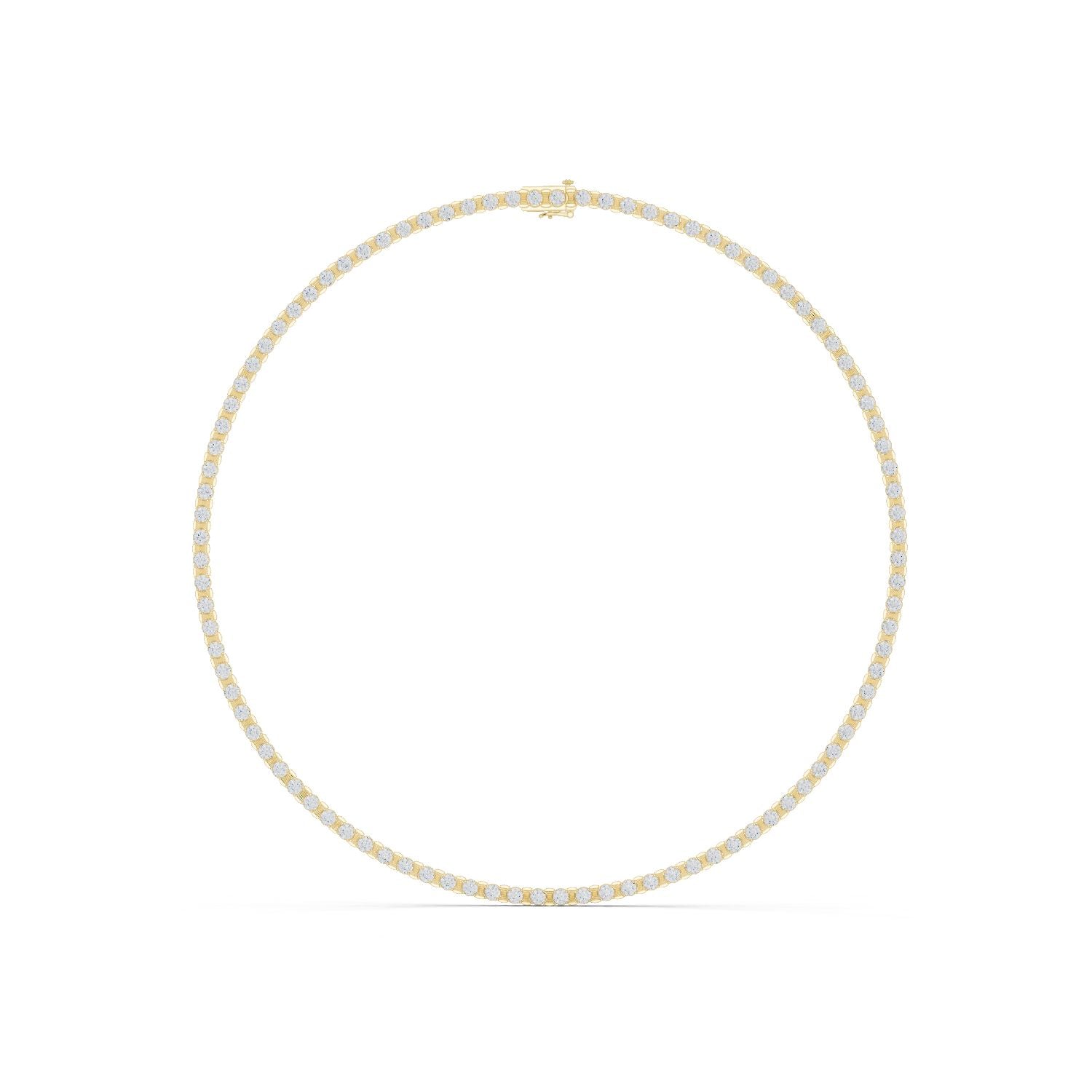 Round Lab Grown Diamond Pave Pendant