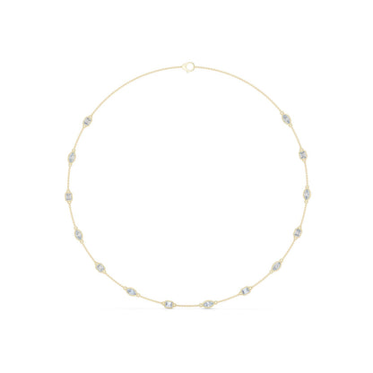 Round Lab Grown Diamond Pave Pendant