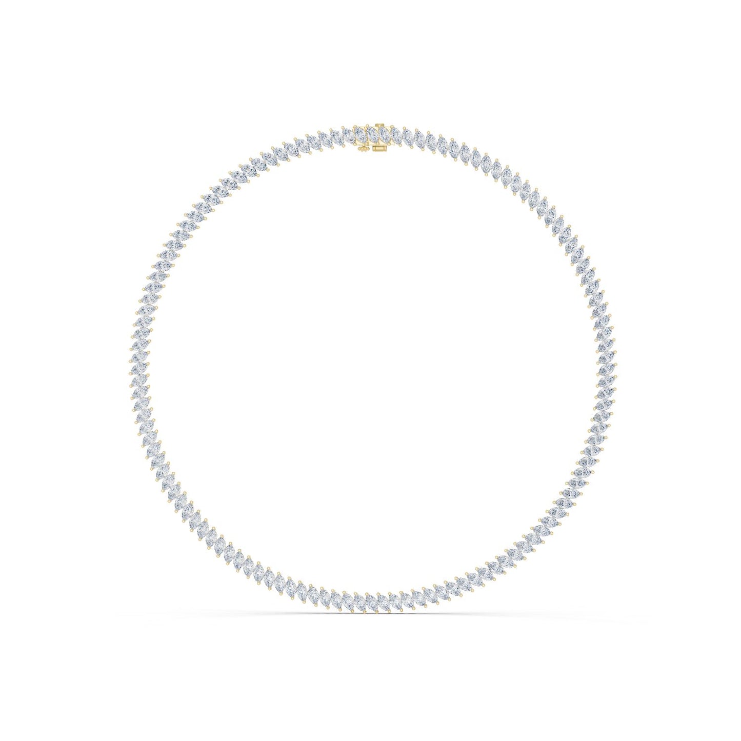 Round Lab Grown Diamond Pave Pendant