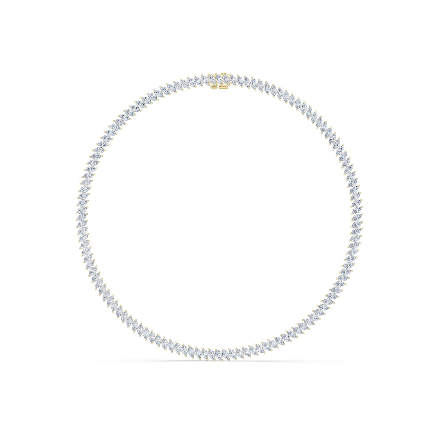 Round Lab Grown Diamond Pave Pendant