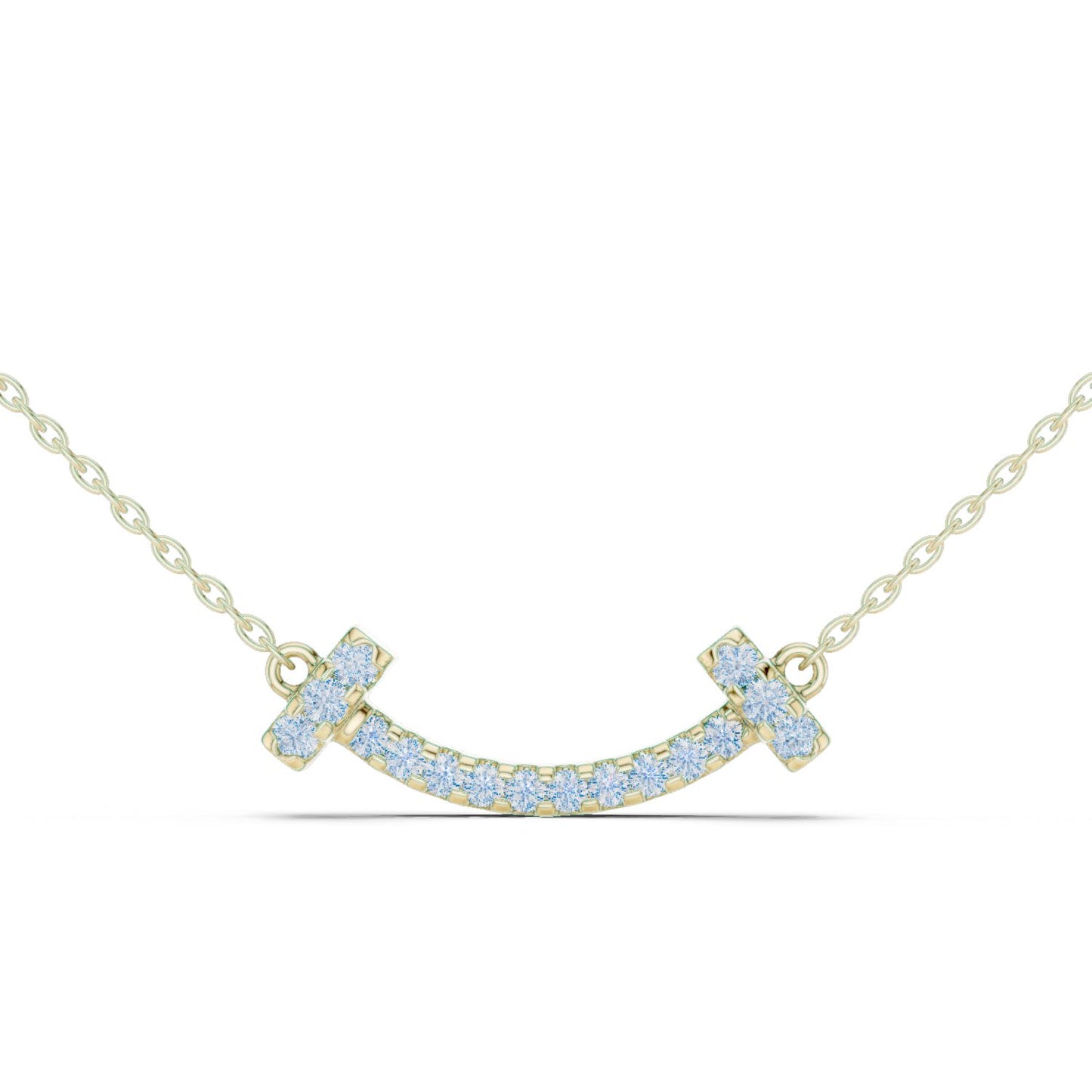 Round Lab Grown Diamond Pave Pendant