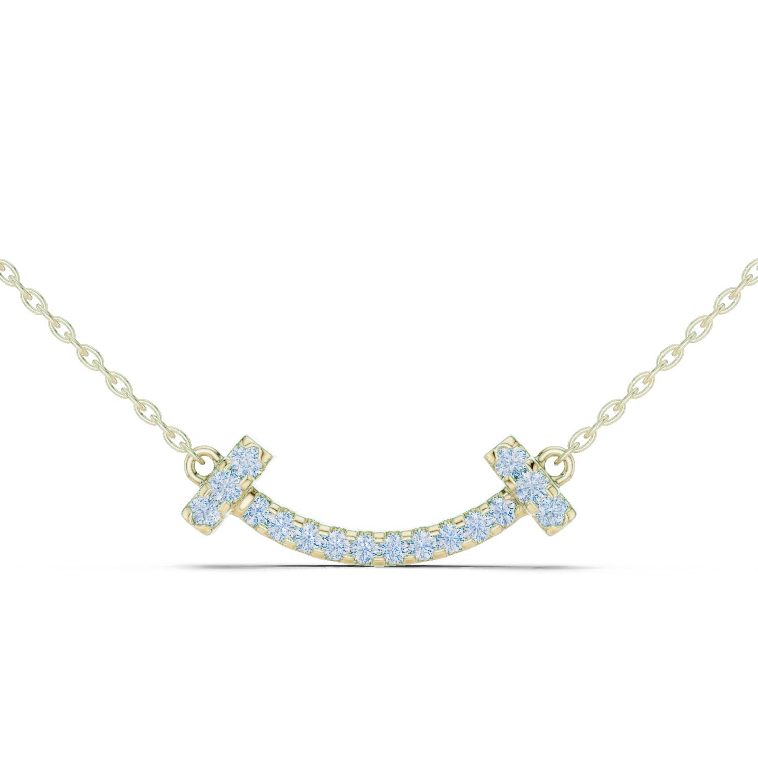 Round Lab Grown Diamond Pave Pendant