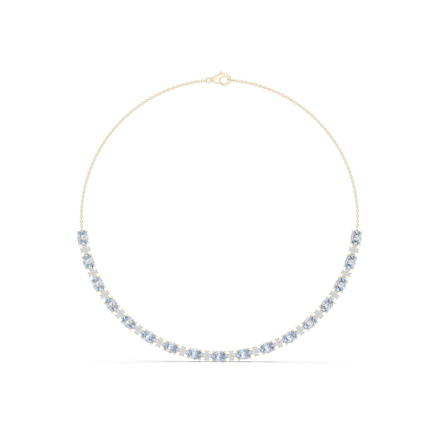 Round Lab Grown Diamond Pave Pendant