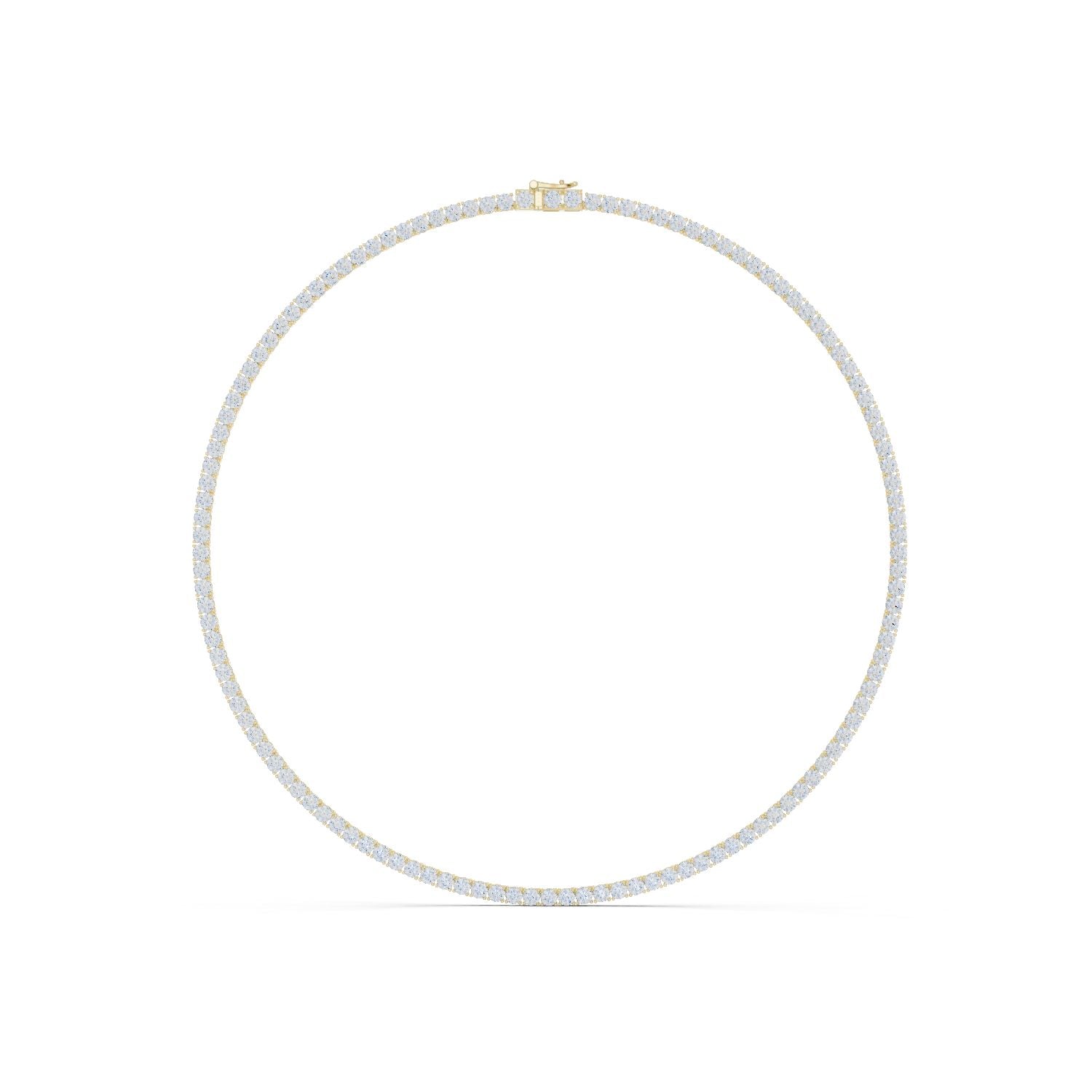 Round Lab Grown Diamond Pave Pendant