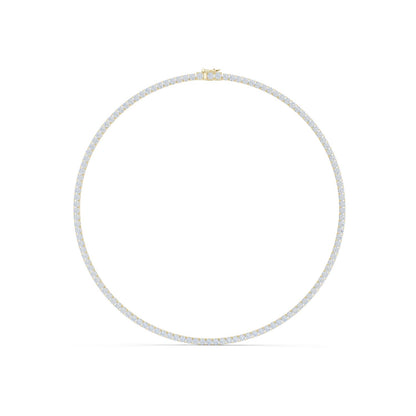 Round Lab Grown Diamond Pave Pendant
