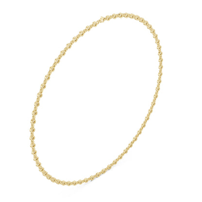 Round Lab Grown Diamond Pave Pendant