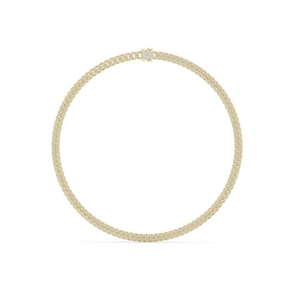 Round Lab Grown Diamond Pave Pendant