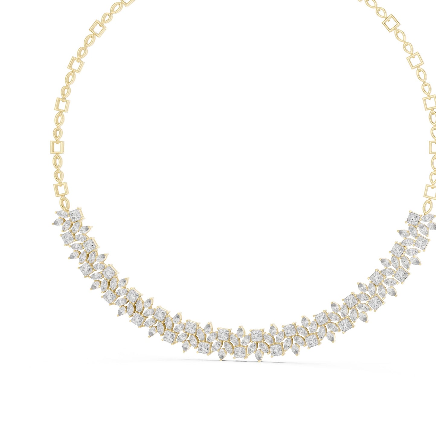 Round Lab Grown Diamond Pave Pendant