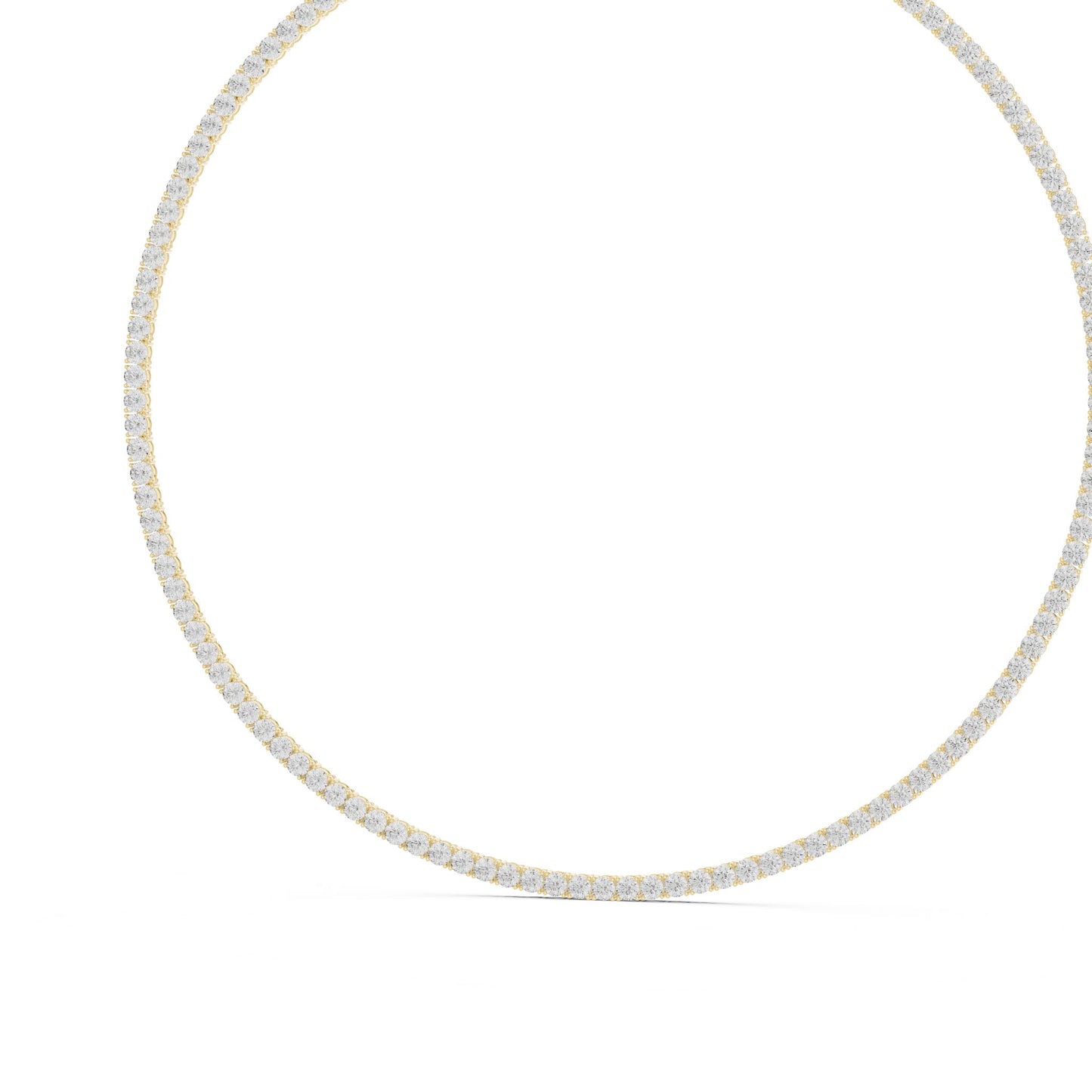 Round Lab Grown Diamond Pave Pendant